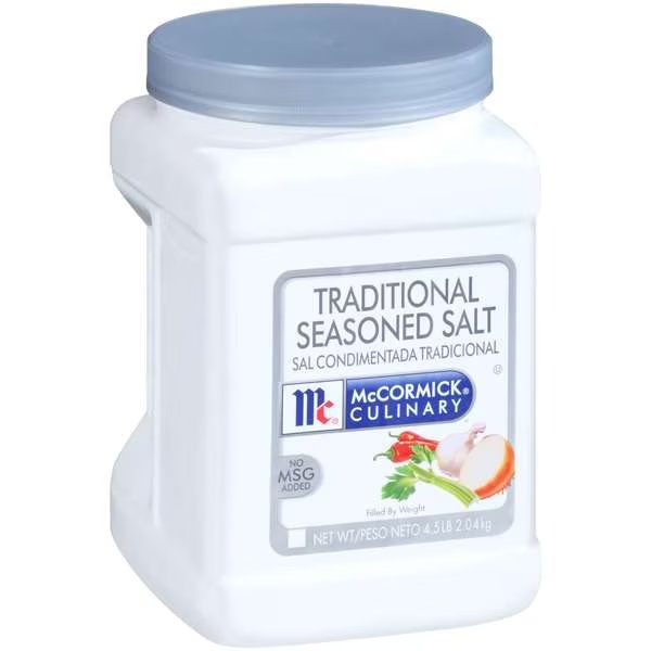 McCormick Seasoned Salt 4.5lbs Container, PK2, Mccormick, Mfr#: 900018589